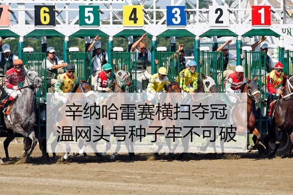 辛纳哈雷赛横扫夺冠 温网头号种子牢不可破